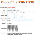 LC3213XL LC3213 LC3211 Ink Cartridge Compatible For Brother DCP-J572DW  DCP-J772DW  DCP-J774DW MFC-J491DW  MFC-J497DW Printer