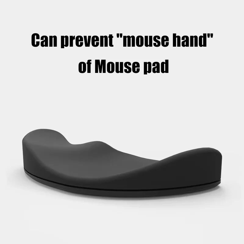 Ergonomic Silicon Mouse Pad Gel Streamline Wrist Rest Non-slip Support Silicone Wrist Rest Vertical Mat Computer Mousepad