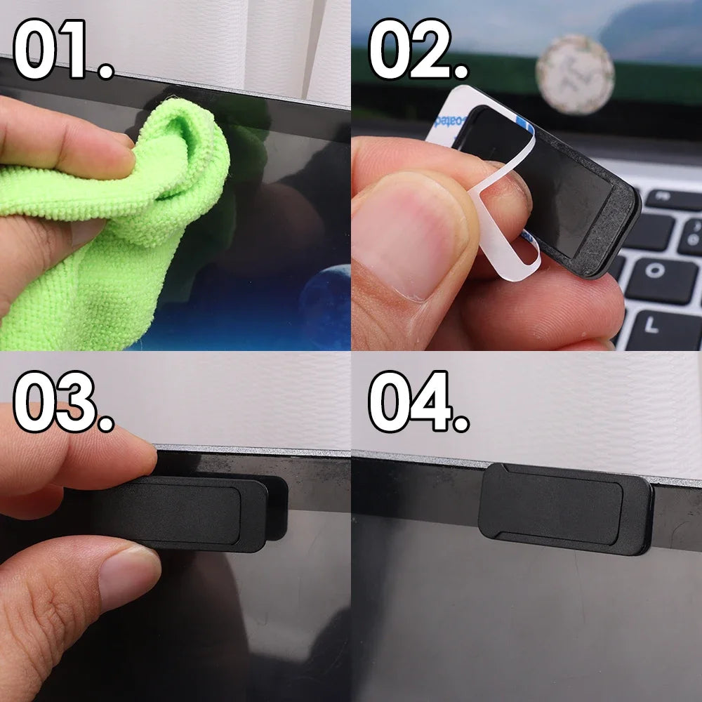 10/1Pcs Webcam Cover Ultra Thin Laptop Camera Cover Slide for iPhone iPad MacBook Pro Computer iMac Cell Phone PC Accessories