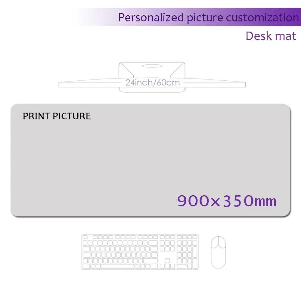 Create Your Own Personalized Mousepad Print Custom Mouse Pad Company Playmat Deskmat 1200x600 Customizable Keyboard Computer Mat