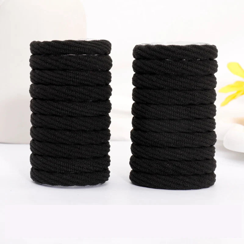 20Pcs Women Girls Simple Basic Elastic Hair Bands Ties Scrunchie Ponytail Holder Rubber Bands Fashion Headband Hair Accessories