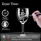 Chrome Paint Marker Reflective Liquid Mirror Paint Pens Golden Silvery Ink 2mm Writing Tip For Model Metal Wood Plastic Stone