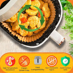 Air Fryer Baking Paper Square Air Fryer Parchment Paper Liners for Ninja/Cosori/Instant Pot 3-12L Airfryer Kitchen Accessories