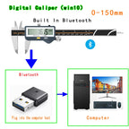 Built-in Bluetooth Digital Caliper for Wireless Transmission Electronic Caliper for Measuring Outer Diameter Inner Diameter 150m