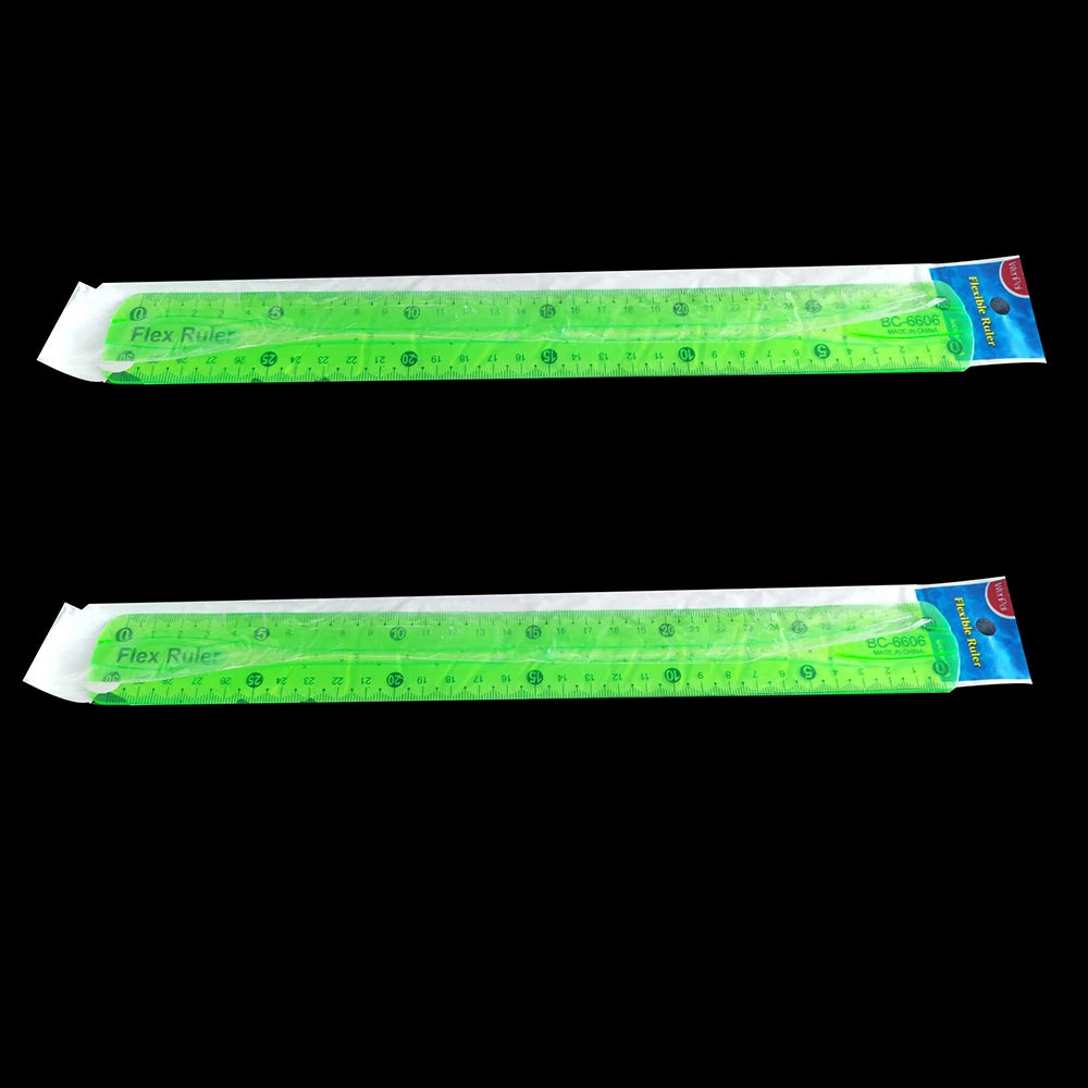 Soft Ruler 30cm Flexible Ruler Multi Color Creative Stationery Rule School Supply Student stationery ruler Folding ruler