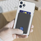 Fashion Sticker Credit Card Holder 3M Mini Adhesive Soft Silicone Mobile Phone Wallet Phone Holder Compatible for Phone Android
