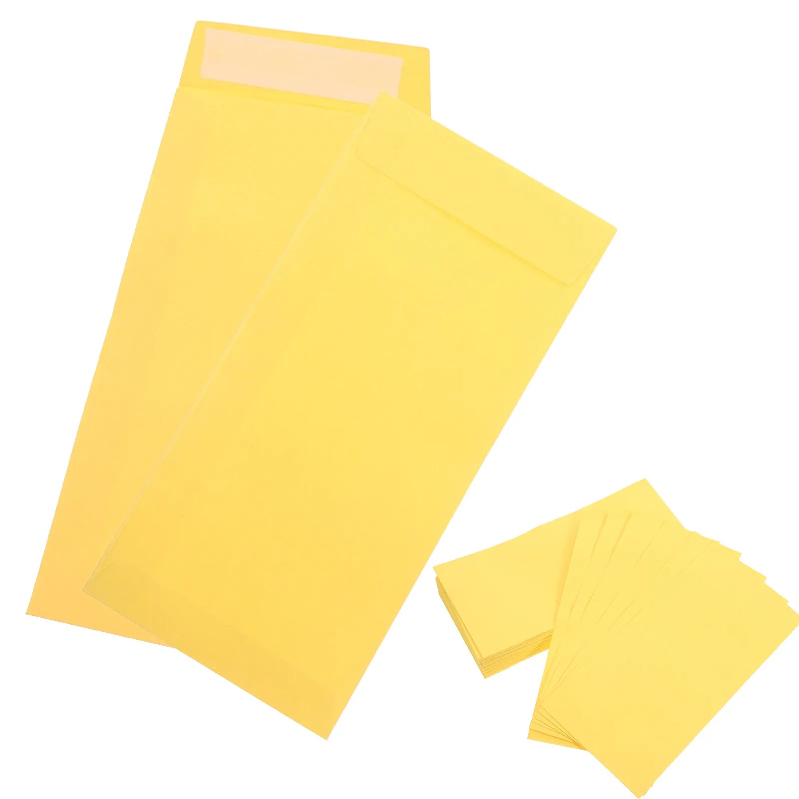 60Pcs Paper Envelopes Business Security Self Seal Invitation Letter Covers Multifunctional Convenient Storage Coin Holder