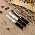 STONEGO Fashion Wallet Pen Short Paragraph Gift Travel Pocket Pen Mini Pocket Short Clip Metal RollerBall Pen Travel Pocket Pen