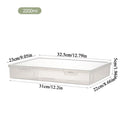 Plastic Document Organizer Organized Clear Square Shape Storage Box Organizing Box With Buckles Certificate File Storage Case