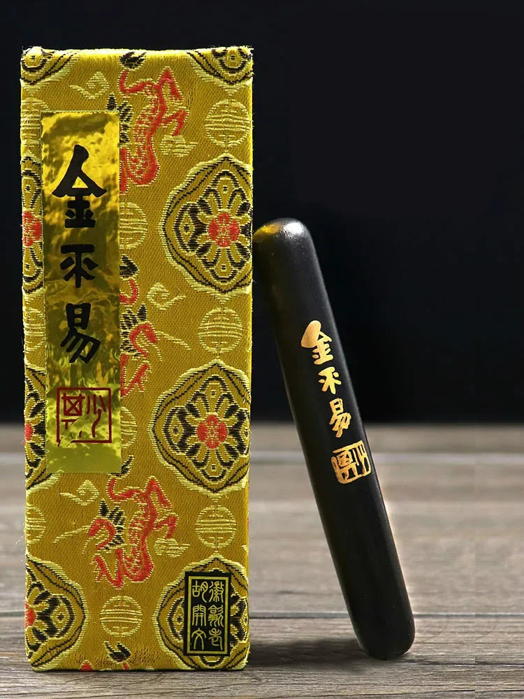 Original Chinese Painting Calligraphy Ink Stick Natural Pure Pine Soot Ink Block Grinding Ink Calligraphy Ink Bar Sumi Inkstick