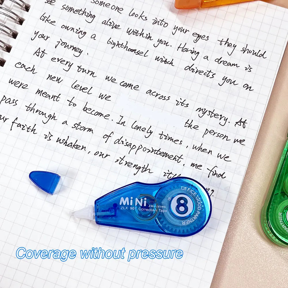 1 Pack Mini Correction Tape, Classic Color, Learn To Modify Student Supplies, Office Finance Ledger Supplies