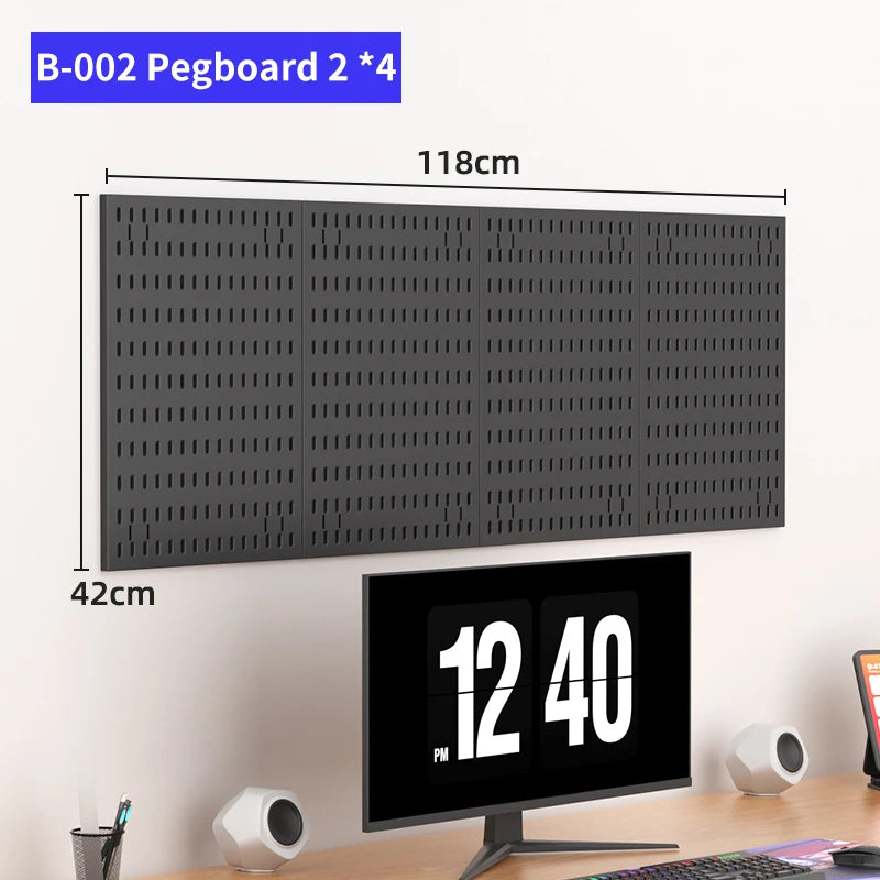 Gaming Gear Pegboard: Wall-Mounted, No-Punch, Study/Gaming Room – Figure Storage & Decor. Abundant Parts, Free Mix
