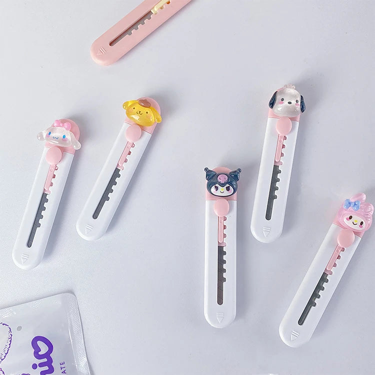 Cute Cartoon Mini Cutter Utility Knife Student Art DIY Tools Creative Stationery School Supplies