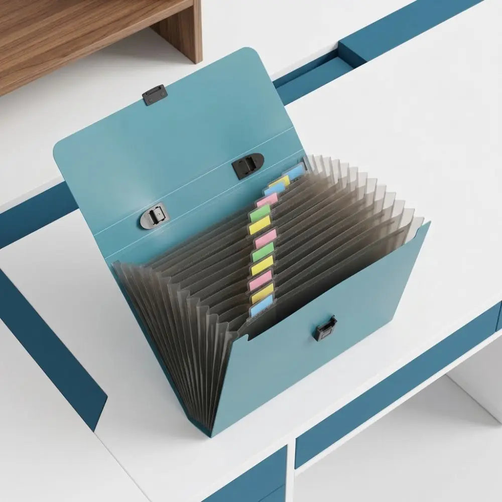 13 Layers Accordion File Folder Portable Large Capacity Document Storage Bag with Handle Waterproof a4 Document Holder School