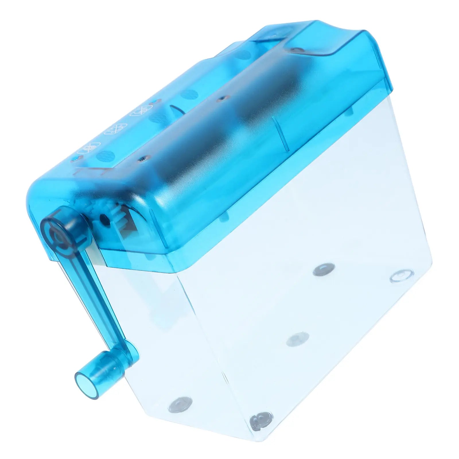 Small Portable Hand Shredder for Paper Documents Bills Receipts Arts Crafts Sturdy Manual Shredder Home Office School Daily Use