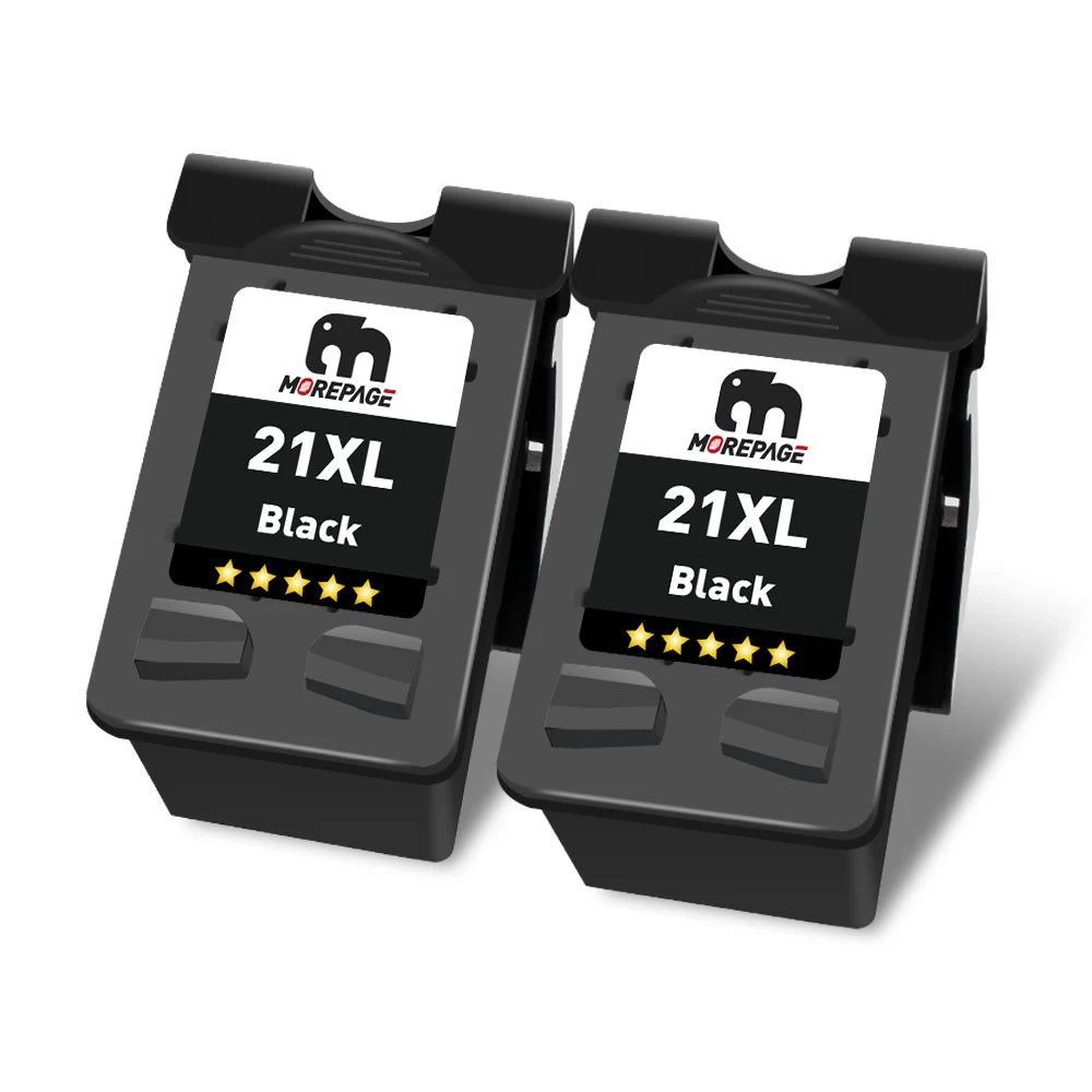 MorePage Replacement Ink Cartridge For HP21 22  HP 21XL For Deskjet F2180 F2200 F2280 F4180 F300 F380 D2300 Printer