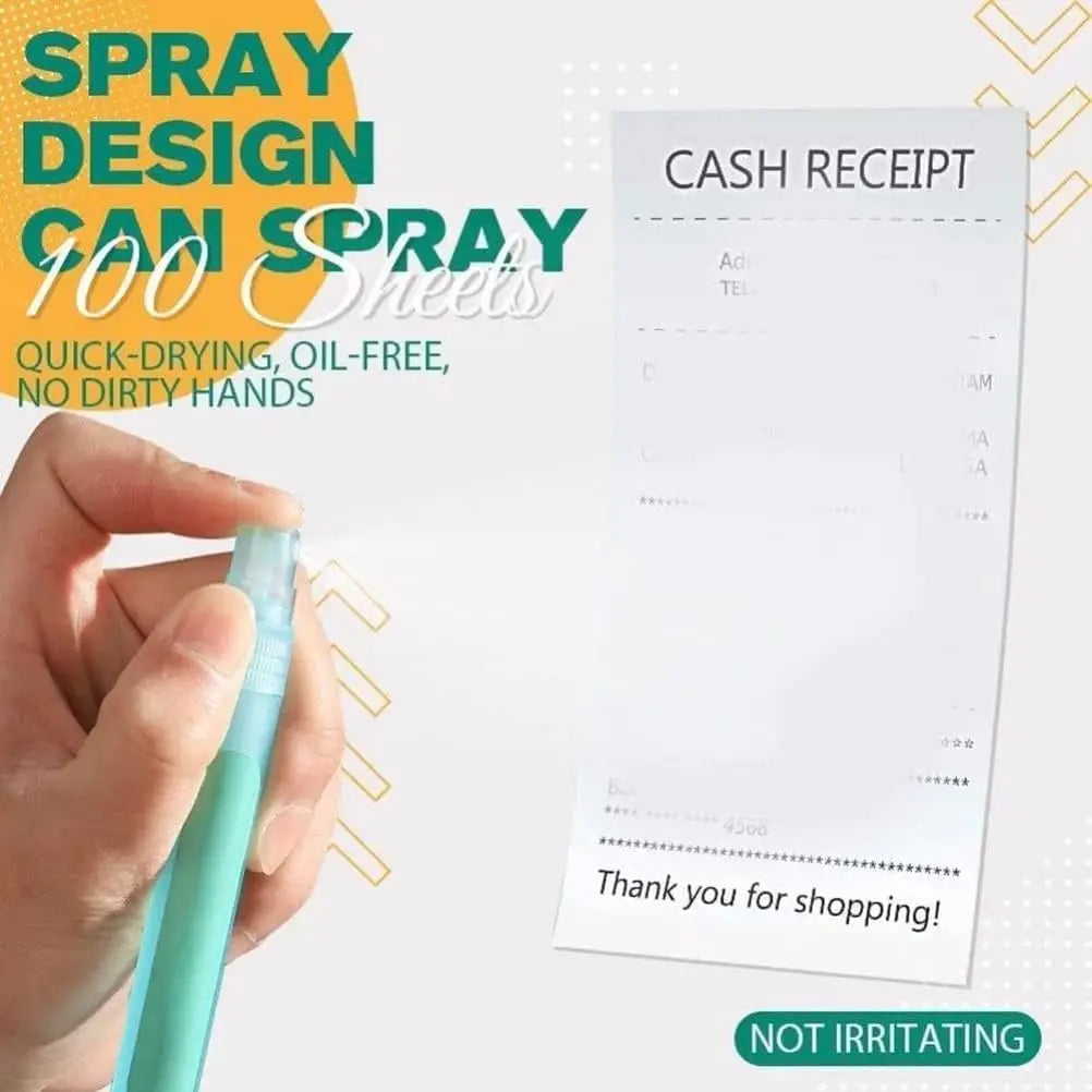 Elimination Privacy Spray Pen Thermal Paper Corrector Data Protection Privacy Protection Correction Fluid Portable Express Tool