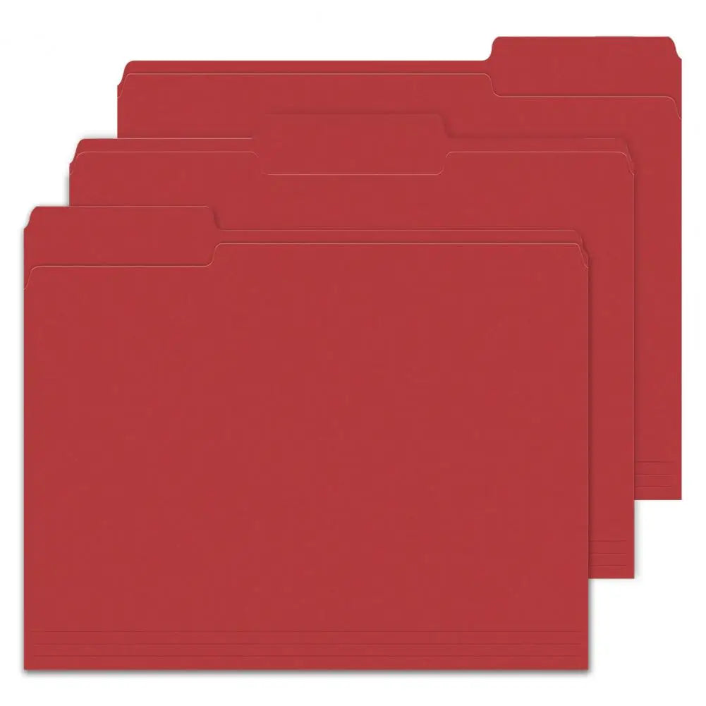 Home Office Organization Supplies Manila File Folders Set for Home Office Organization 50pcs Standard Letter Size for Easy