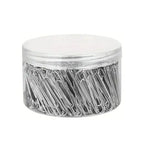 300pcs Silver Paper Clips, 28mm Office Binding Paper Clips, Suitable for Office File Storage, School, Home.
