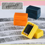 ABS Privacy Smear Confidentiality Stamp Confidentiality Theft Protection Roller Privacy Seal Privacy Stamp Cute