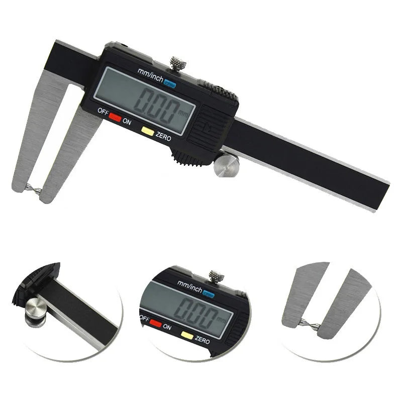 60mm/80mm/100mm Digital Disk Caliper Vernier Brake Disc Caliper Electronic Disk Brake Vernier Calipers Digital Brake Rotor Gauge