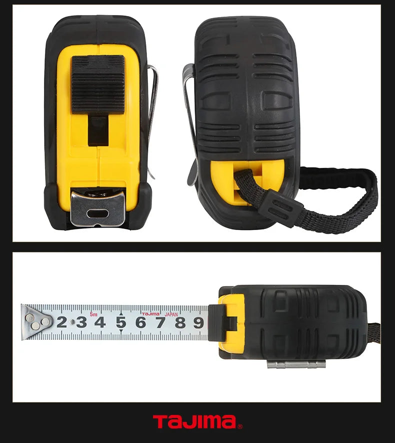 Tajima steel rubber coated non-slip steel tape measure 2 m 3.5 m 5 m 7.5 m Wear resistant tape