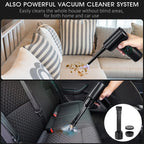 7500mAh Portable Compressed Air Duster Multi Air Blower & Vacuum Cleaner Cordless Duster Blower for Keyboard Computer Cleaning