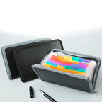 Small Expandable File Folder Zippered Accordion Folder 13 Pocket Receipt Coupon Organiser for Receipts, Coupons and Tickets