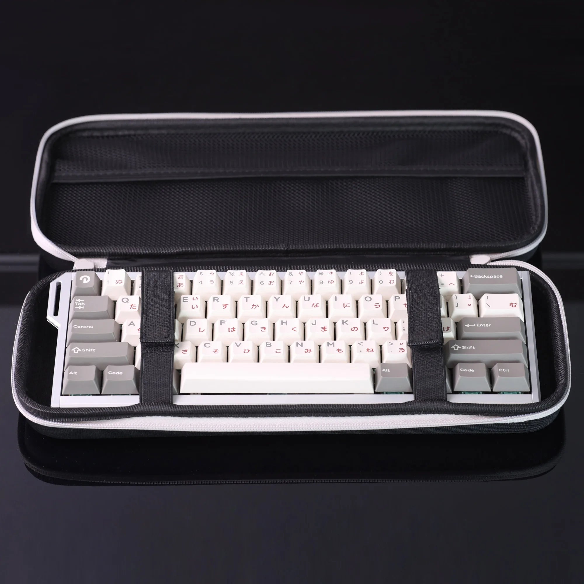 Chosfox Protable Keyboard Storage Bag Large Capacity Mechanical Keyboard Bag 60/61/64 Thickened Fabric Waterproof Protect Bag