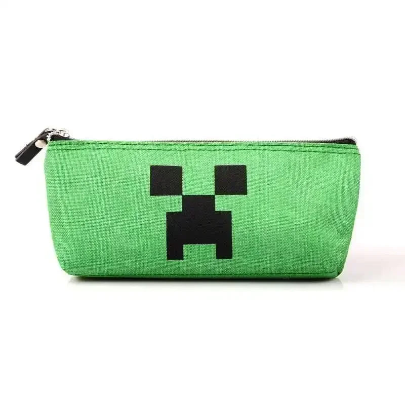 Hot Sale At Rock-bottom Price 10 Styles Minecrafte Pencilcase for My World Oval Pencil Case PU/fabric Student Supplies MC Toys