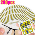 200-10Pcs/Box Glasses Cleaner Wet Wipe Disposable Anti Fog Misting Dust Remover Cleaning Lens Wipes Sunglasses Phone Screen