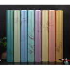 Sumi Art Wax Dye Pearlescent Ink Colorful Half Ripe Rice Paper Xuan Paper Scroll Multicolor Brush Calligraphy Creation Work Roll