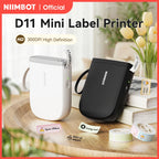 NIIMBOT D11 New Version Label Printer Mini Portable 300DPI Bluetooth Wireless Label Maker Name Tag Kitchen Sticker PrintingMaker