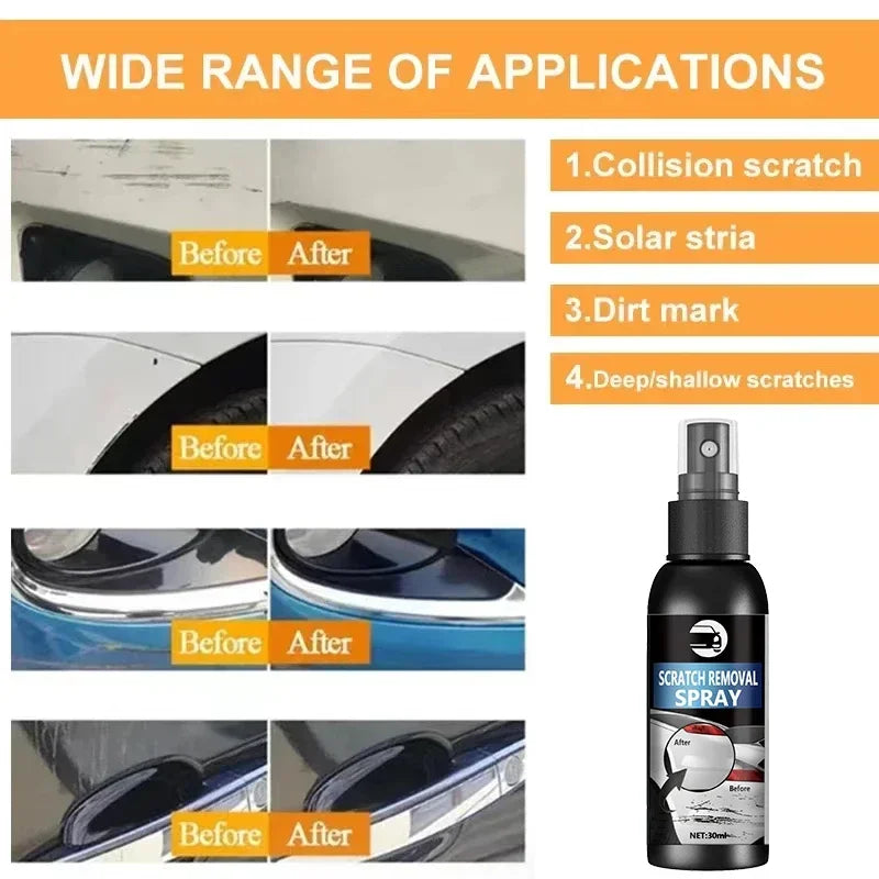 Car Scratch Removal Spray Car Surface Cleaner Convenient, Simple And Effective