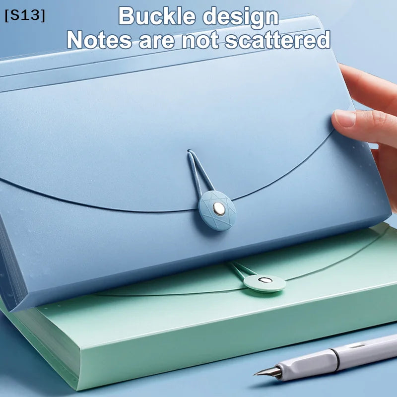 13 Pockets Expanding Folder Accordion Document Organizer Check Receipts Bill Card Ticket Holder Expandable PP Wallet Case[S13]