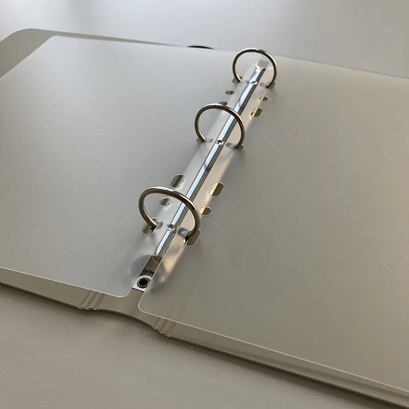 A5 3 Ring Binder Kpop Photocards Holder Photo Album Pocket Sleeves Clear Photo Card Collect Book Loose-leaf Binder Sheet Inserts