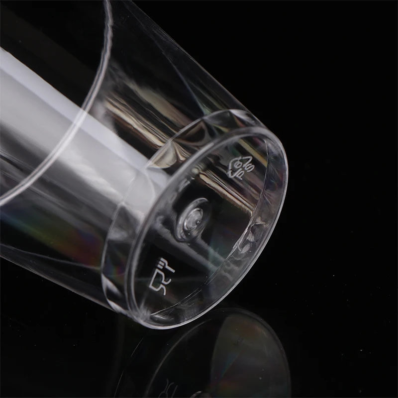 50Pcs 30ML Disposable Mini Clear Plastic Dessert Cup For Outdoor Picnic Birthday Party Jelly Salad Cup Kitchen Tableware Tasting