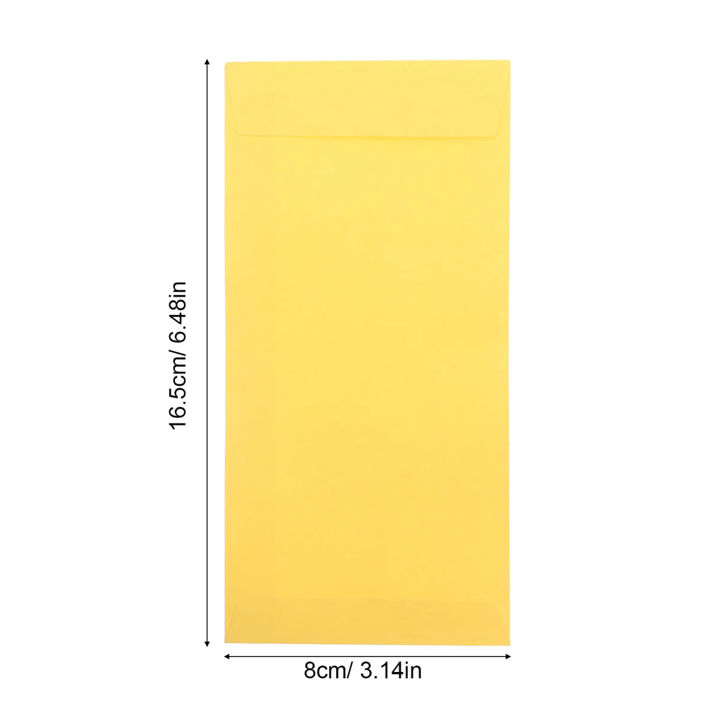60Pcs Paper Envelopes Business Letter Covers Invitation Self Seal Large Capacity Multi Function Convenient Security Envelopes