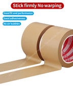 Water free kraft paper tape, environmentally friendly for writing, sealing tape, used for masking, sealing, and packaging
