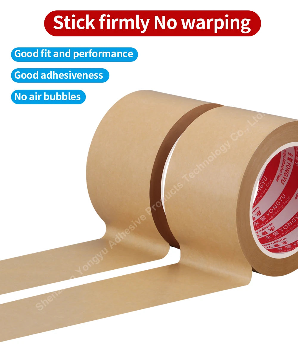 Water free kraft paper tape, environmentally friendly for writing, sealing tape, used for masking, sealing, and packaging