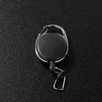 1/3/5/10Pcs Fly Fishing Key Ring Retractor Tool Retractable Keychain Reel Badge Holder Fishing Tackle