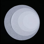 50pcs round Parchment Paper Baking Oiled Paper Air Deep-Fried Pot Paper Steamer Liners Barbecue Sheets Disposable