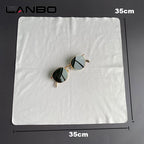 2/5/10pcs 35*35cm Big Size Eyeglasses Chamois Glasses Cleaner Microfiber Eyeglasses Cleaning Cloth For Camera Lens Phone Screen