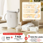 NIIMBOT D11 New Version Label Printer Mini Portable 300DPI Bluetooth Wireless Label Maker Name Tag Kitchen Sticker PrintingMaker