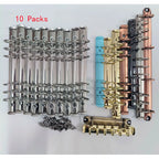 10 Pieces DIY journal notebook mechanical, 6 ring mechanism, A4 B5 A5 A6 A7 binder clip gold silver bronze black
