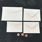 30pcs/lot Thickened Linen Texture Pattern 17.5x12.5cm White Envelope Retro for Invitations Postcards Wedding Business Letters
