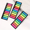 PET Page Markers Sticky Index Tabs, Bright Colors Arrow Flag Tabs for Book Annotation, Writable File Classification Labels
