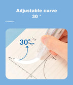 Press Correction Tape Set 5mm*12m Large Capacity Refill Replacement Stationery School Office Supplies Pen Style Correction Tape