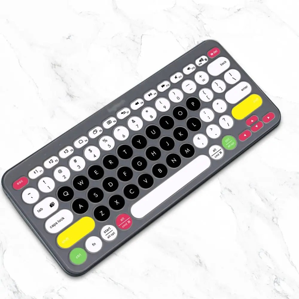 Transparent Korean Keyboard Cover Durable Wear-resistant Protective Skin Dustproof TPU for Logitech k380