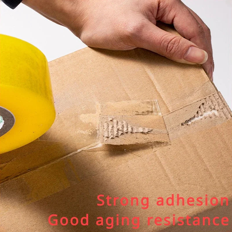 4.5CM×70M High Viscosity Clear Packing Tape - Strong Adhesive, for Carton Sealing & DIY Mounting Fixing